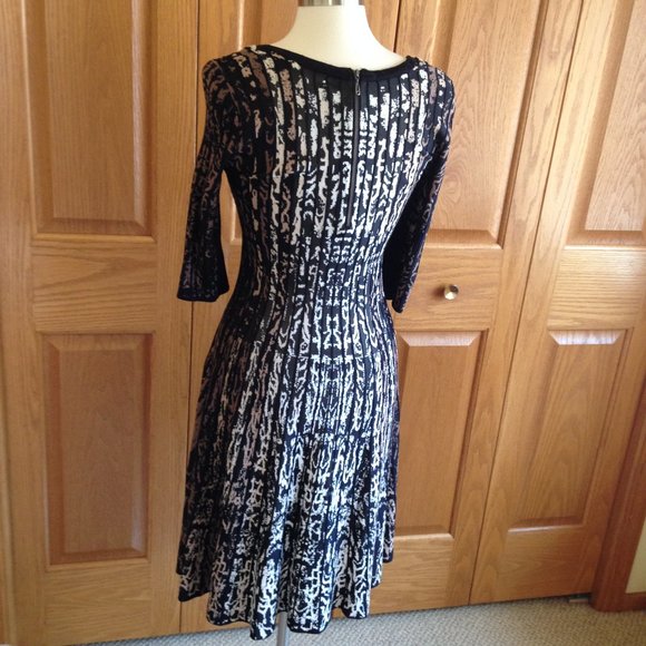 NIC+ZOE - Rib-Knit Twirl Dress - Excellent Cond. - Picture 3 of 8